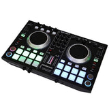 2 channel audio controller computer dj disc machine EQ balance music control 8 sound driver mixes microphone headset connection